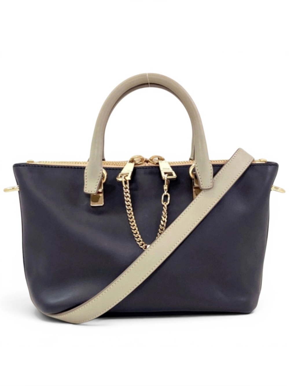 🛍️ Chloe Baylee Leather Tote w Shoulder Strap & Certificate of Authenticity